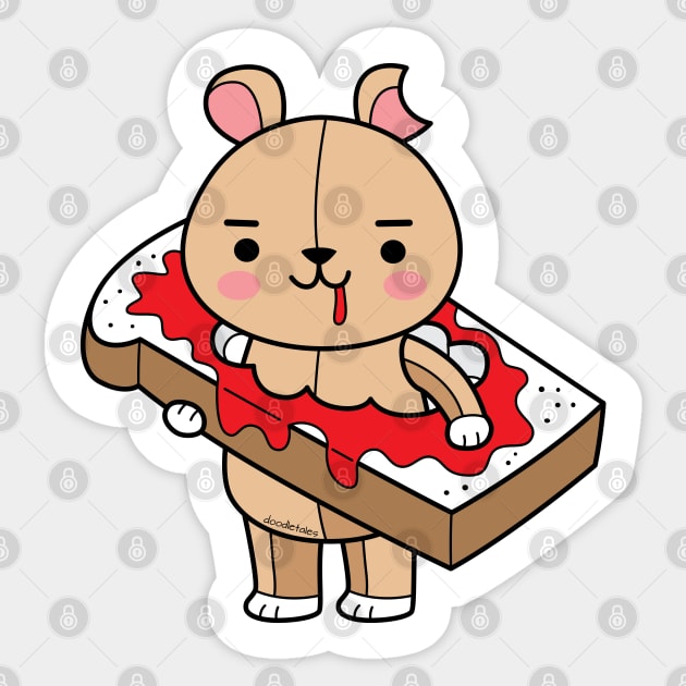 Bread fantasy Sticker by doodletales